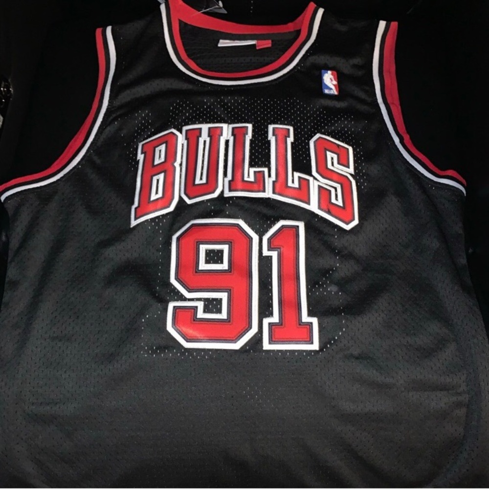 Jersey bulls Rodman 91